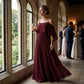 💃 Women’s Elegant Cold Shoulder Flowing Maxi Dress