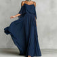 💃 Women’s Elegant Cold Shoulder Flowing Maxi Dress