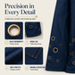 👖✨ Plus Size High Waist Stretch Straight Jeans – 50% OFF! Vintage Wide Leg, Metal Ring Detail, Button Fly – all-season Comfort For Every Body