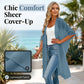 Women's Loose Solid Color Cover-Up Dress