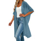 Women's Loose Solid Color Cover-Up Dress