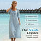 💙Casual Solid Color Midi Dress With Elegant Bowknot And Square Neck – Flattering Fit, Soft Fabric & Effortless Elegance ✨