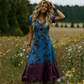 🌸✨Women's Vintage V-Neck Floral Maxi Dress – Flowy, Comfortable & Beautifully Feminine☀️