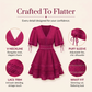 🌸Women's V-Neck Lace Tiered Ruffle Dress – Lace Details, Flattering Fit & Effortless Elegance 💐