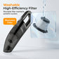 120W Handheld Car Vacuum Cleaner Cordless Wet Dry Dual Use for Home and Vehicle