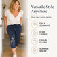 🌼🌿Women's High Waisted Drawstring Cropped Pants– Flattering Fit & Everyday Comfort ✨