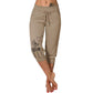🌼🌿Women's High Waisted Drawstring Cropped Pants– Flattering Fit & Everyday Comfort ✨
