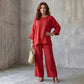 🍂 New Arrival ✨ Women’s Linen-Blend 2-Piece Set – Effortless Autumn Style & Everyday Comfort
