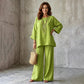 🍂 New Arrival ✨ Women’s Linen-Blend 2-Piece Set – Effortless Autumn Style & Everyday Comfort
