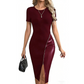 ✨ Women’s Faux Leather Patchwork Dress – Elegant Edge Meets Women’s Faux Leather Patchwork Dress – Elegant Edge Meets Women's Elegant Faux Leather Patchwork Dress– Elegant Edge Meets Effortless Style 🖤