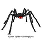 🕷️Hairy Spider with Large Web Halloween Outdoor Decoration - Turn Your Garden Into A Haunted Scene In Minutes 👻