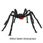 🕷️Hairy Spider with Large Web Halloween Outdoor Decoration - Turn Your Garden Into A Haunted Scene In Minutes 👻