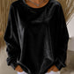 🔥 50% Off! ✨ Women's Crew-Neck Long-Sleeve Casual Top — An Everyday Essential For Any Occasion 🌿