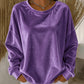 🔥 50% Off! ✨ Women's Crew-Neck Long-Sleeve Casual Top — An Everyday Essential For Any Occasion 🌿
