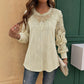 ✨Women's Elegant Lace Patchwork Top – Feminine Detail & Effortless Everyday Style🤍