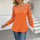 ✨Women's Elegant Lace Patchwork Top – Feminine Detail & Effortless Everyday Style🤍