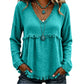 ⌛Limited-Time Offer-Women's Casual V-Neck Long Sleeve Top