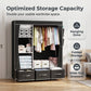🏠Portable Wardrobe with 3 Drawers – Create A Clutter-Free Bedroom With Smart Storage Space
