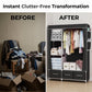 🏠Portable Wardrobe with 3 Drawers – Create A Clutter-Free Bedroom With Smart Storage Space