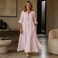 🌸Women's V-Neck Ruffle Sleeve Maxi Dress – Effortless Everyday Style✨