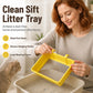 🐱 Space-Saving Hanging Cat Litter Sifter – Fast Sifting, Less Waste & A Cleaner Litter Box Routine ✨