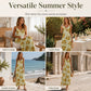 🌻 Women's Sunflower V-Neck Maxi Dress – Lightweight, Flowy & Perfect For Sunny Days ✨