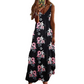 🌻 Women's Sunflower V-Neck Maxi Dress – Lightweight, Flowy & Perfect For Sunny Days ✨