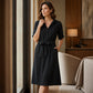 ✨Women's 3/4 Sleeve Shirt Dress with Belt– Effortless Elegance & Flattering Style 🤍