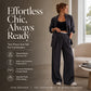 ✨🛍️Fresh Drop - Blazer & Wide-Leg Pant Suit – Effortless Elegance For Work & Weekend Style 🤍