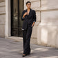 ✨🛍️Fresh Drop - Blazer & Wide-Leg Pant Suit – Effortless Elegance For Work & Weekend Style 🤍