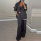 ✨🛍️Fresh Drop - Blazer & Wide-Leg Pant Suit – Effortless Elegance For Work & Weekend Style 🤍