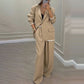 ✨🛍️Fresh Drop - Blazer & Wide-Leg Pant Suit – Effortless Elegance For Work & Weekend Style 🤍