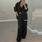 ✨🛍️Fresh Drop - Blazer & Wide-Leg Pant Suit – Effortless Elegance For Work & Weekend Style 🤍
