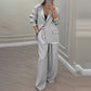 ✨🛍️Fresh Drop - Blazer & Wide-Leg Pant Suit – Effortless Elegance For Work & Weekend Style 🤍