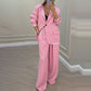 ✨🛍️Fresh Drop - Blazer & Wide-Leg Pant Suit – Effortless Elegance For Work & Weekend Style 🤍