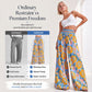 🌸⌛Limited-time offer-Women's Floral Print High-Waisted Wide-Leg Pants– Effortless Summer Style✨