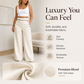 🔥Must-Have👖 Contrast-Trim Wide-Leg Pants – legant Drape & Flattering High-Rise