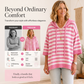 ✨🛍️Fresh Drop - Casual Hooded Pullover with Stripes – Easy Style for Coffee Runs or Relaxed Days
