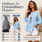 ✨ Women's Summer Lantern Sleeve Tiered Ruffle Blouse – Feminine Everyday Elegance 🌸
