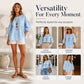 ✨ Women's Summer Lantern Sleeve Tiered Ruffle Blouse – Feminine Everyday Elegance 🌸