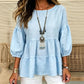 ✨ Women's Summer Lantern Sleeve Tiered Ruffle Blouse – Feminine Everyday Elegance 🌸