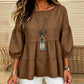 ✨ Women's Summer Lantern Sleeve Tiered Ruffle Blouse – Feminine Everyday Elegance 🌸