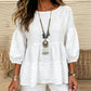 ✨ Women's Summer Lantern Sleeve Tiered Ruffle Blouse – Feminine Everyday Elegance 🌸