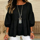 ✨ Women's Summer Lantern Sleeve Tiered Ruffle Blouse – Feminine Everyday Elegance 🌸