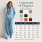 ✨Women's Casual Cowl Neck Top and Wide-Leg Pants Set -Effortless Style 🤍