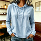 ✨ Women's Casual Hoodie with Drawstring & Pockets – Soft Comfort & Everyday Style 🤍