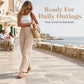 ✨New Arrivals & Special Offers-Women's Casual High Waisted Wid-Leg Pants