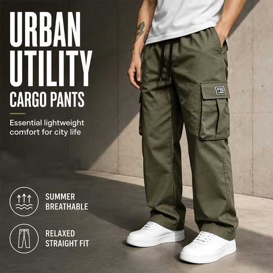 ⏳Limited time Sale 52% OFF🏆Men's Casual Loose Fit Cargo Pants – Urban Utility Style With Comfortable Everyday Fit 👖