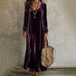✨Hot Sale 50% OFF👗Women's Elegant Long Sleeve Maxi Dress– Flattering Silhouette For Timeless Everyday Style🤍