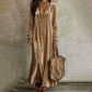 ✨Hot Sale 50% OFF👗Women's Elegant Long Sleeve Maxi Dress– Flattering Silhouette For Timeless Everyday Style🤍
